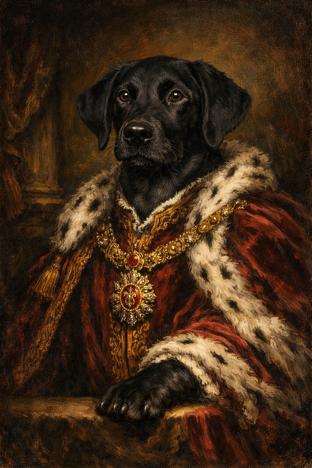 Regal Pet Portrait